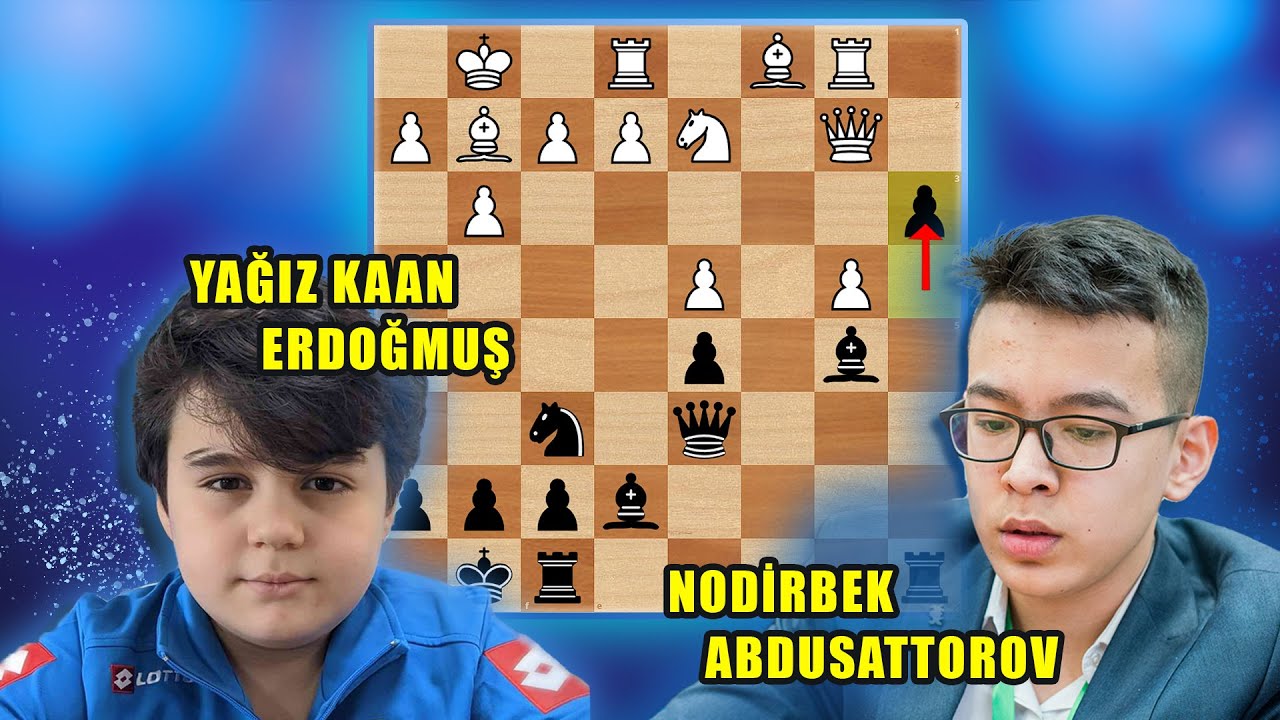 11 YAŞINDAKİ KAAN ÖZBEKİSTAN'IN YILDIZI ABDUSATTAROV (2688) KARŞISINDA!