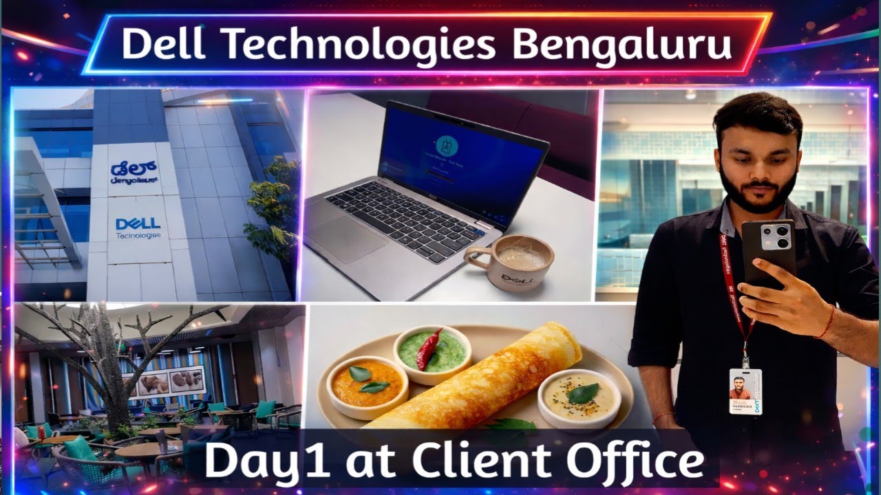 Dell Technologies Bengaluru | Day 1 as Software Engineer | Fresher Vlog | Office Vlog