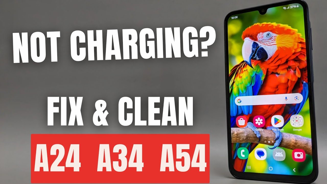 Samsung Galaxy A24 , A34 , A54 Not Charging? Loose Connection? How to Fix & Clean USB Type-C Port