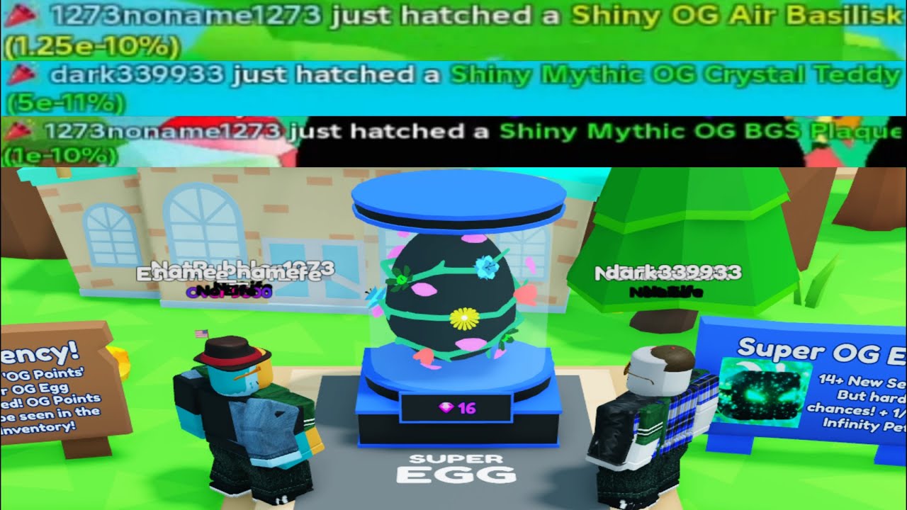 3 аккаунта P2W против 3 аккаунтов F2P: Супер OG Яйцо | Вылупление 90 секретных питомцев | BGSI