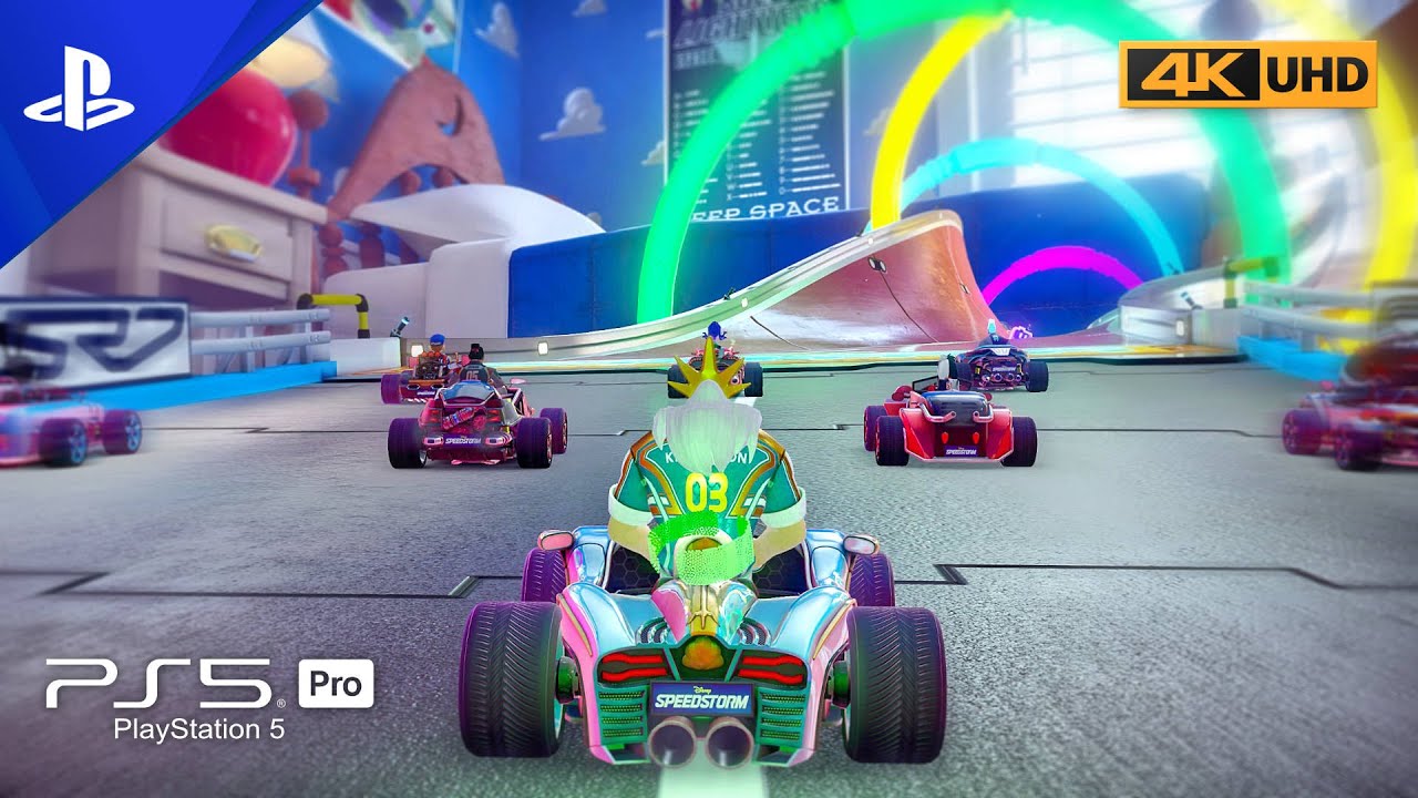 (PS5) Gameplay ❯ Disney Speedstorm New Character & Circuit ❯ 4K
