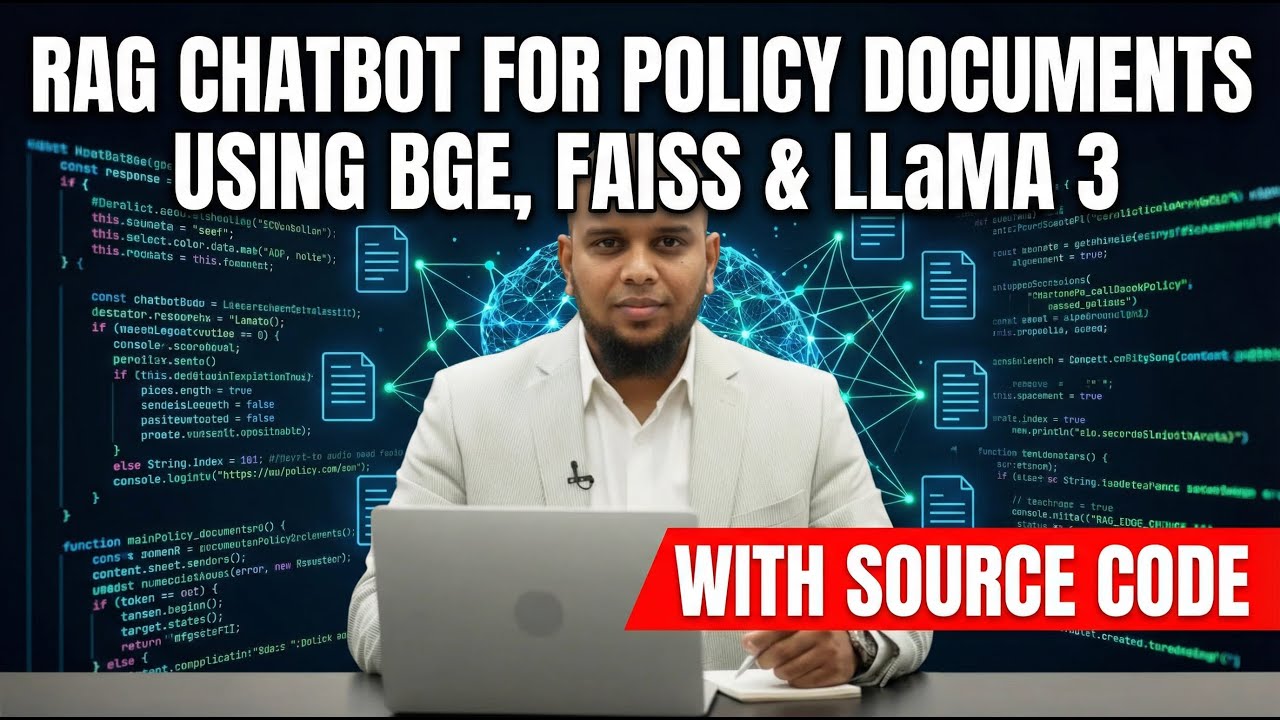 RAG Chatbot for Policy Documents using BGE, FAISS & LLaMA 3 | Tamil Explanation