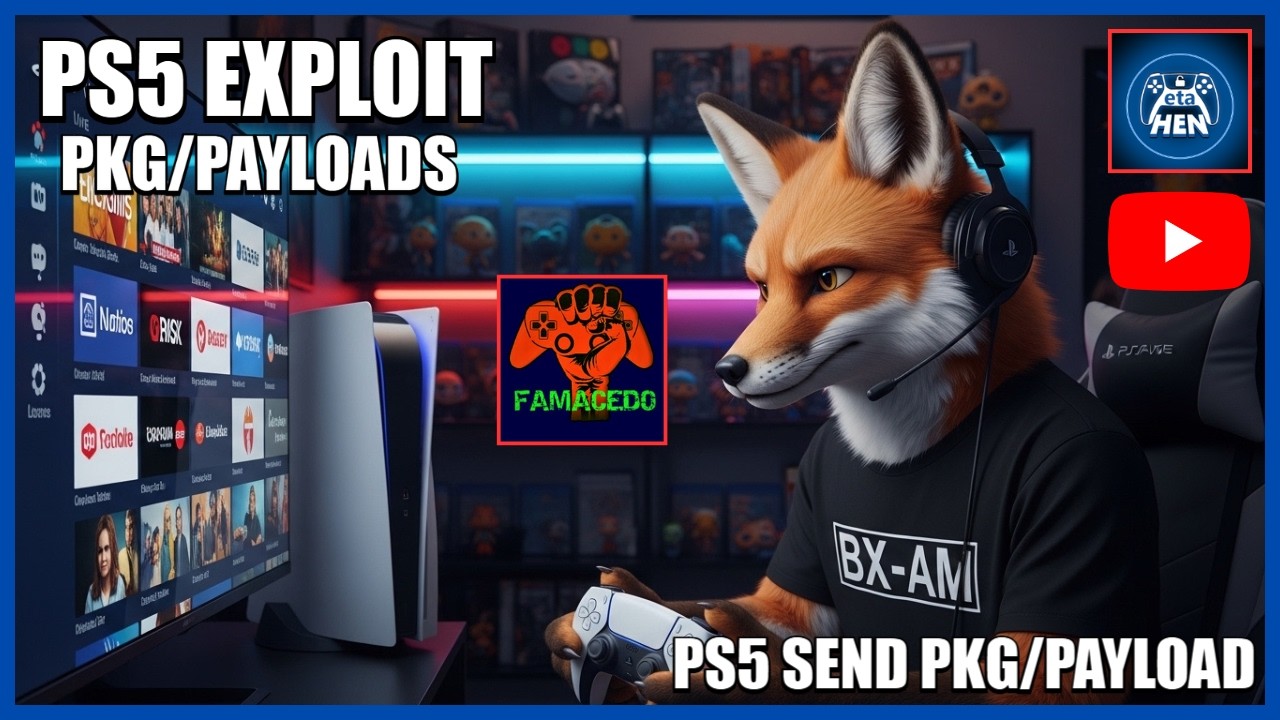 INSTALE PKGS E PAYLOADS NO PS5 DESBLOQUEADO NA PALMA DA SUA MÃO