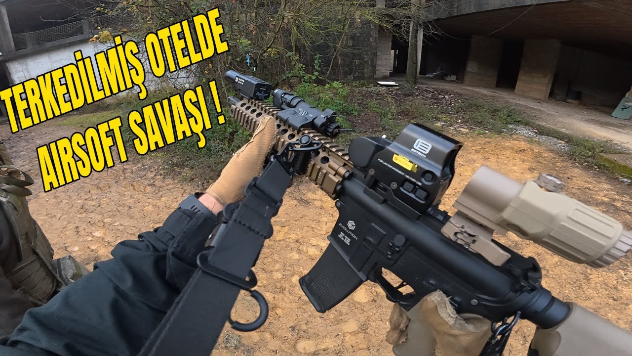 Terkedilmiş Ömerli Otelinde Airsoft Savaşı! | Airsoft War at Abandoned Hotel Omerli