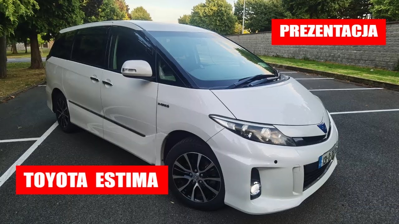 Toyota Estima hybrid - 8 miejscowy minivan z Japonii