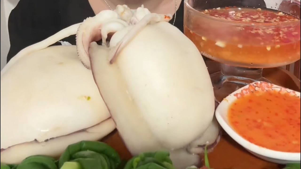 Mực hấp hành ❤️
