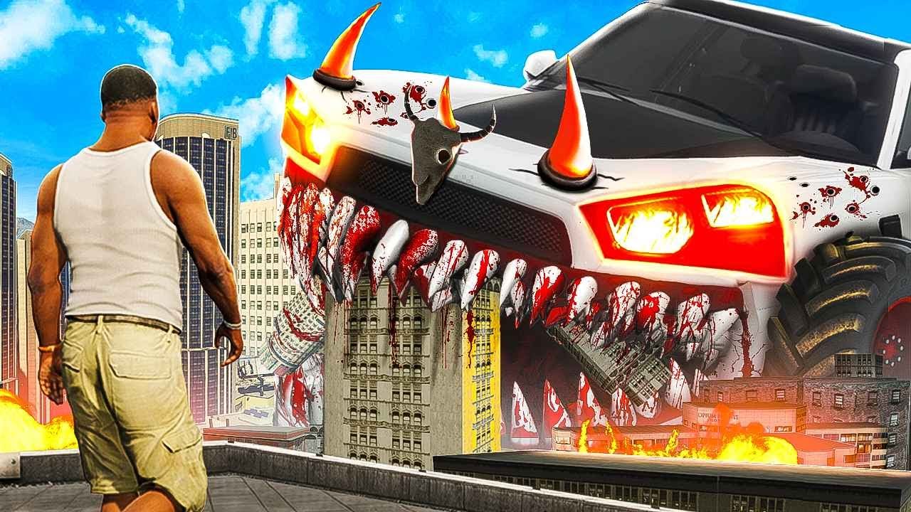 Создание суперпроклятой машины Франклина в GTA 5 (Giant)