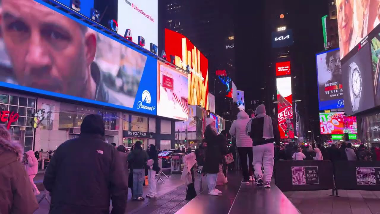 4K Tour Por New York Visperas del Año Nuevo 29/12/2025 - Tour New York Live!! ✨#newyork #timessquare