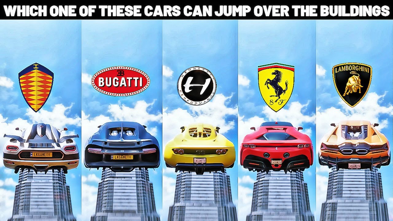 WHICH ONE OF THESE CARS CAN JUMP OVER THE BUILD