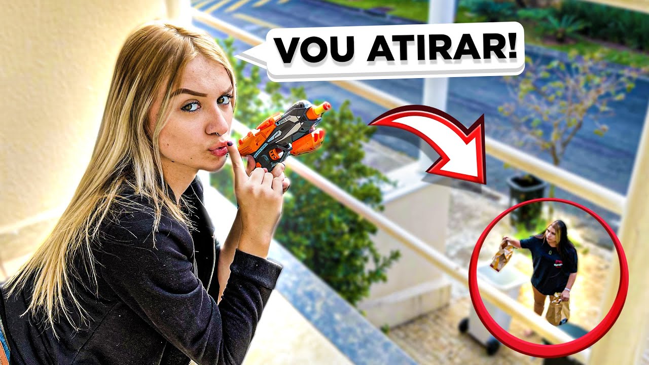 ATIREI NA LARISSA ESCONDIDO E DEU MUITO RUIM! (Não quer mais falar comigo)