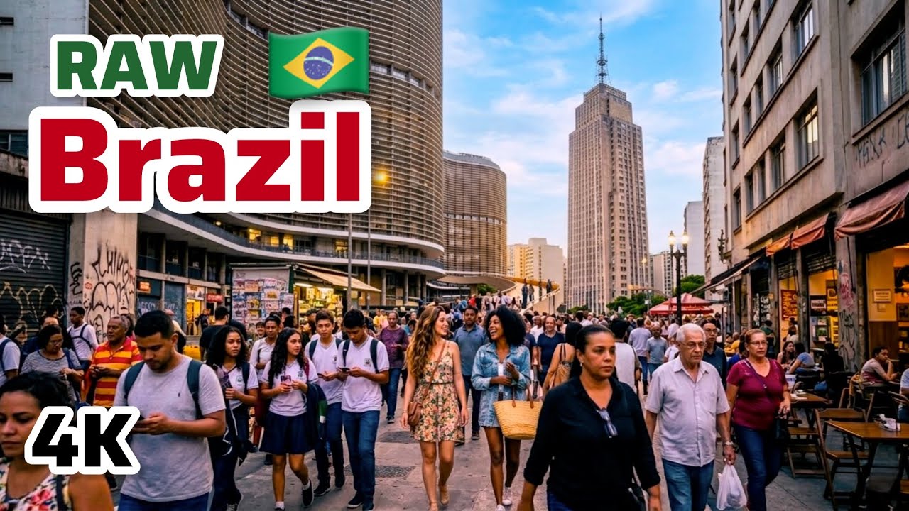 This Is The REAL Brazil! 🇧🇷 15 Minutes of Pure Energy (4K 60fps)