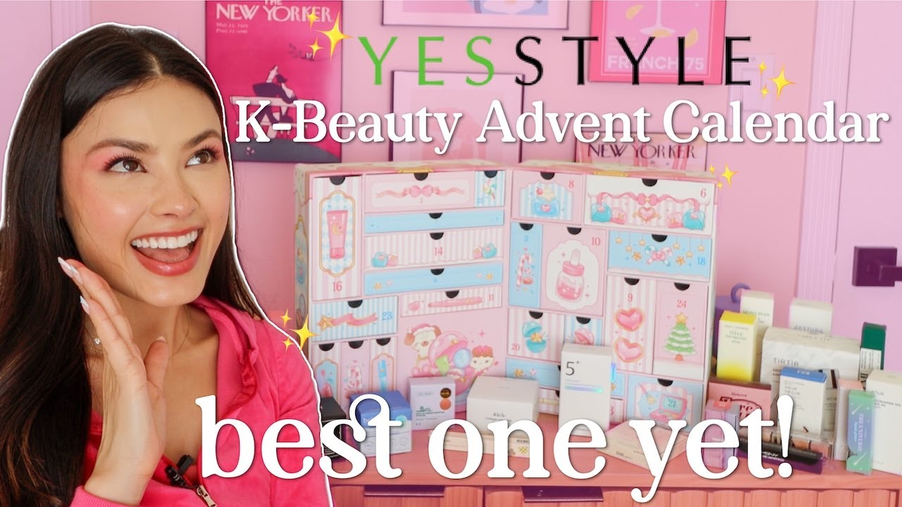 Unboxing the YesStyle 2024 K-Beauty Advent Calendar ✨ $500+ of K-Beauty for $165?!