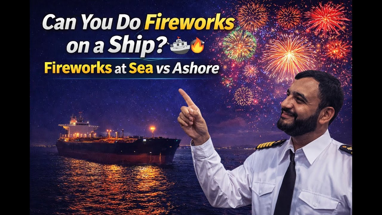 Can You Do Fireworks on a Ship? 🚢🔥Fireworks at Sea vs Ashore!!