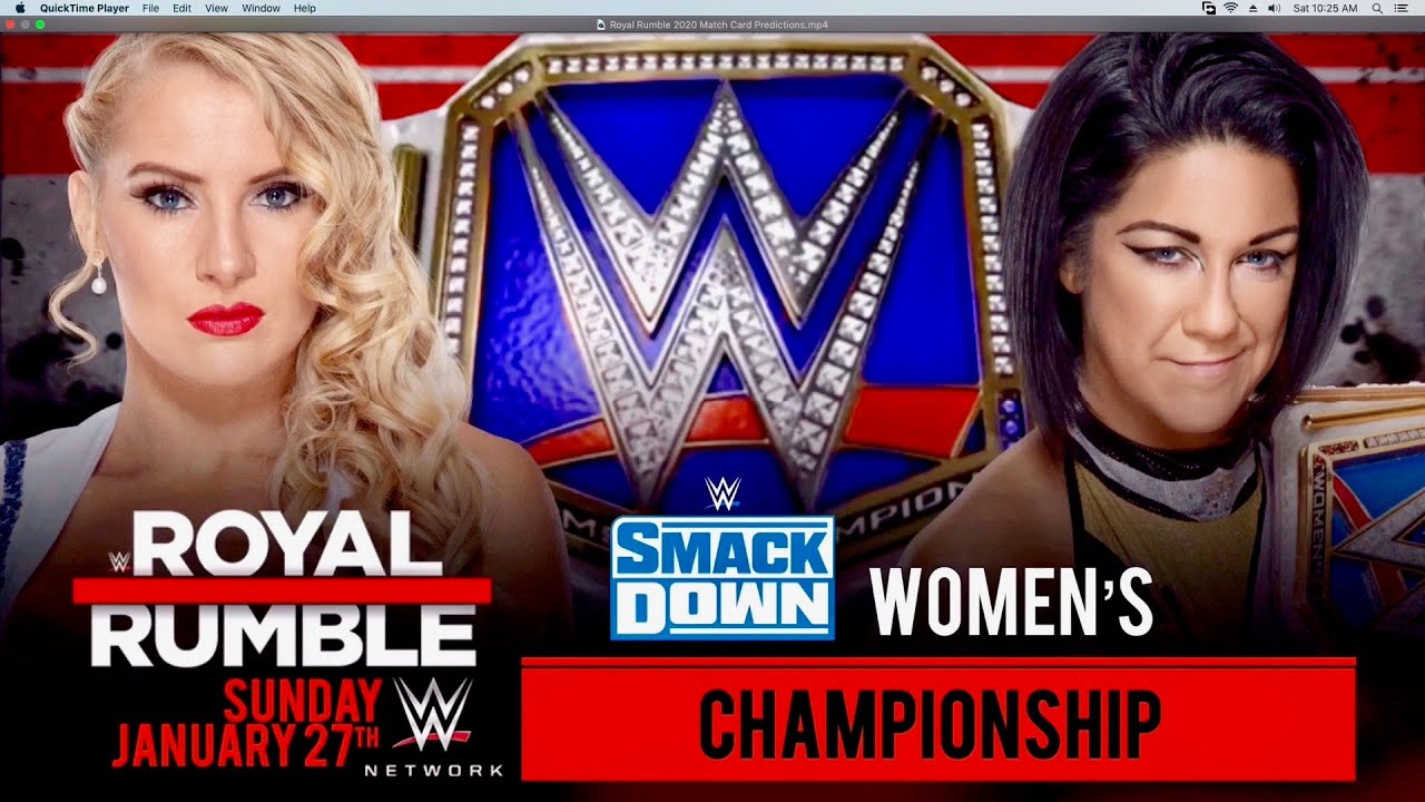 FULL MATCH -  BayLey vs Lacey Evans : WWE SD Women's Championship : Royal Rumble 2020 WWE 2K20