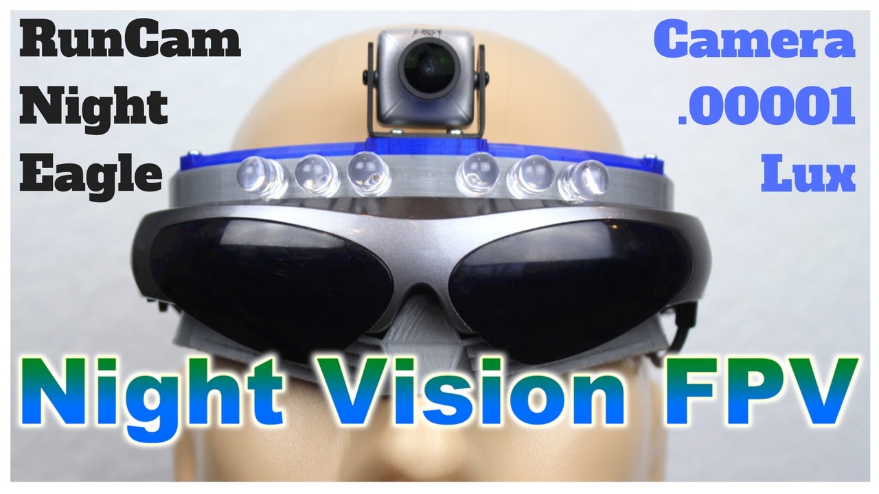 Night Vision Goggles Test of Runcam Night Eagle FPV Camera + DVR