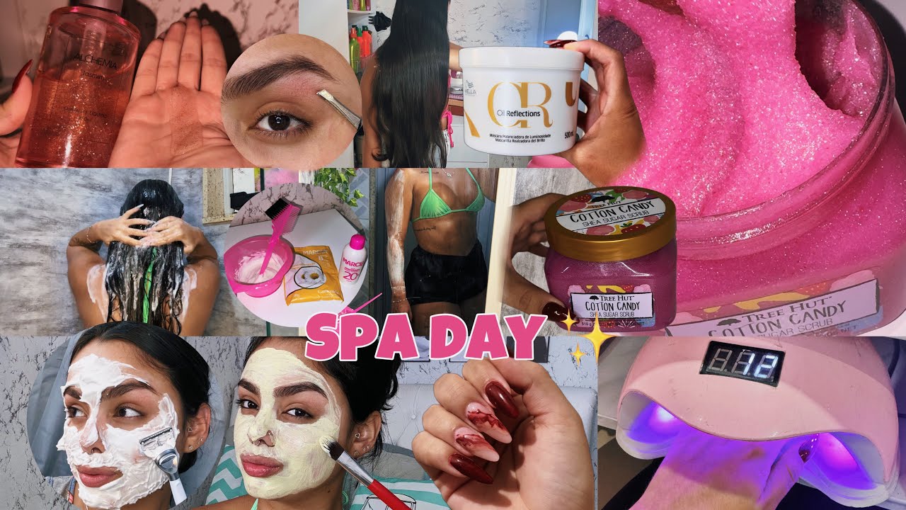 SPA DAY COMPLETO | GLOW UP🧖🏻‍♀️🧴🧼- #spaday #explorar