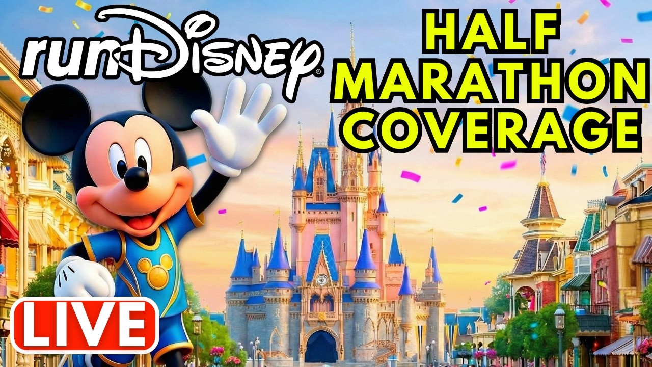 🔴 LIVE: 2026 runDisney Princess Half Marathon Weekend | Cheering from the Castle! 🏃‍♂️🏰✨