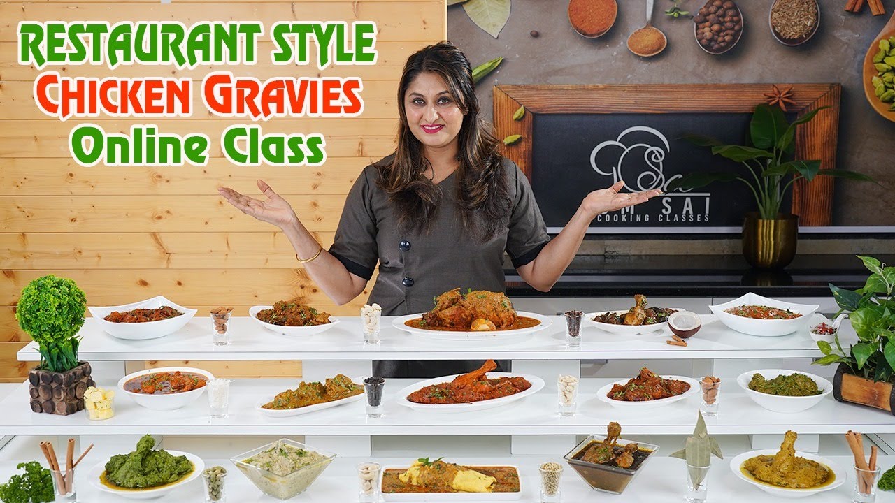 Restaurant Style Chicken Gravies Online Class☎️+91 8551 8551 04 8551 8551 07 By Om Sai Cooking Class