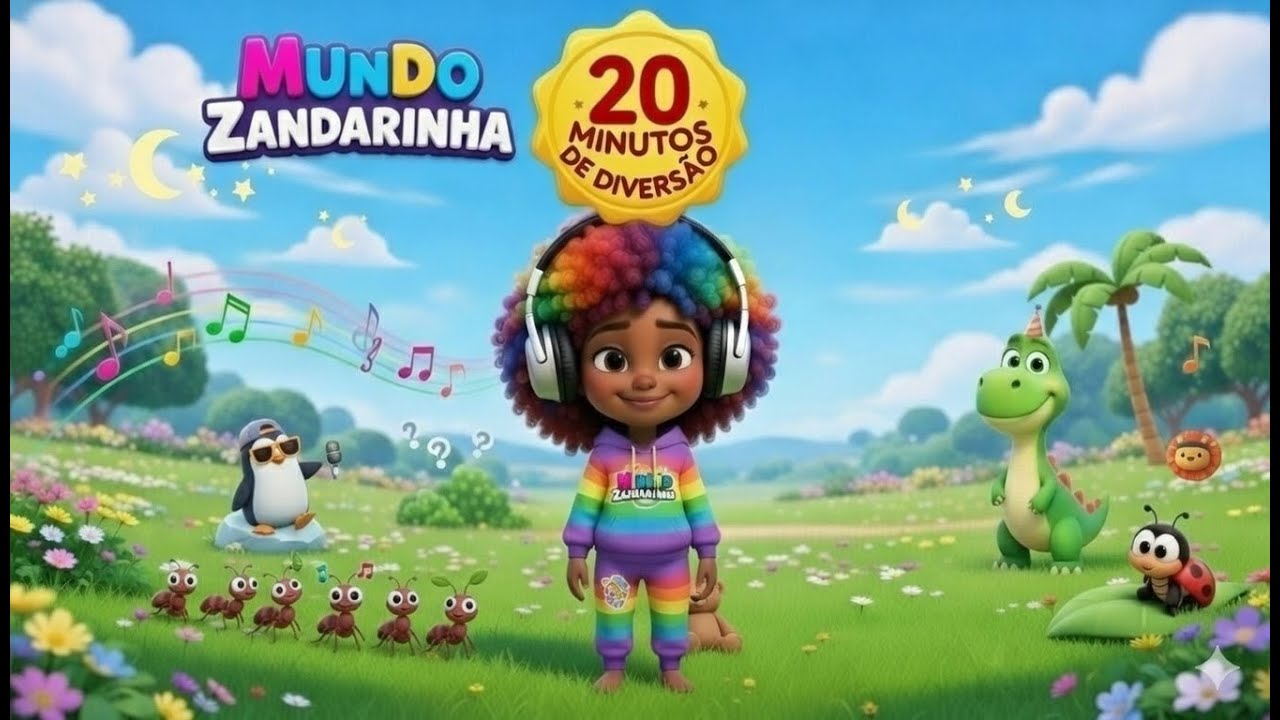 20 Minutos de Músicas Infantis Educativas : Mundo Zandarinha: (Coletânea Vol. 1)