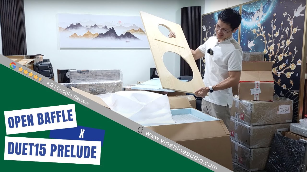 Unboxing: PureAudioProject Duet15 Prelude Open Baffle Loudspeakers