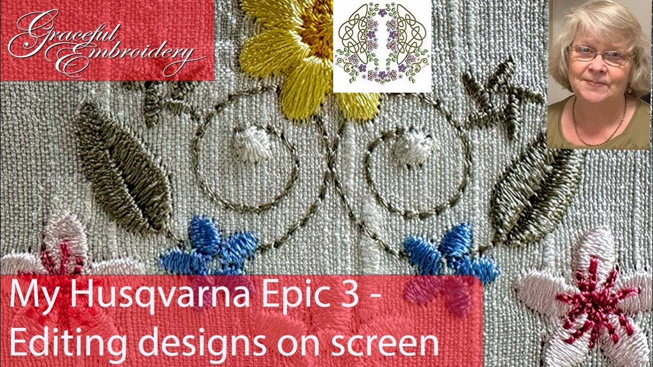 Редактирование дизайнов на Husqvarna Designer Epic 3™