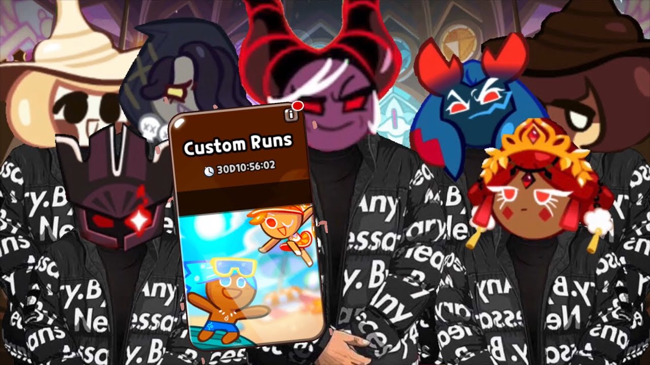 Cookies of darkness invaded custom run [ Cookierun Ovenbreak ]