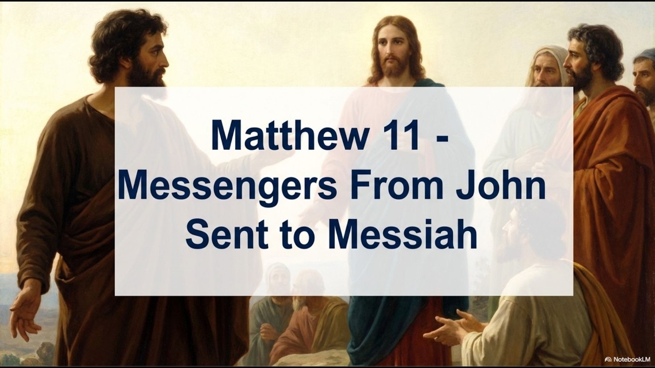 Matthew 11 Part 2 - March 11, 2026 Bible Study - By: Micah Webb