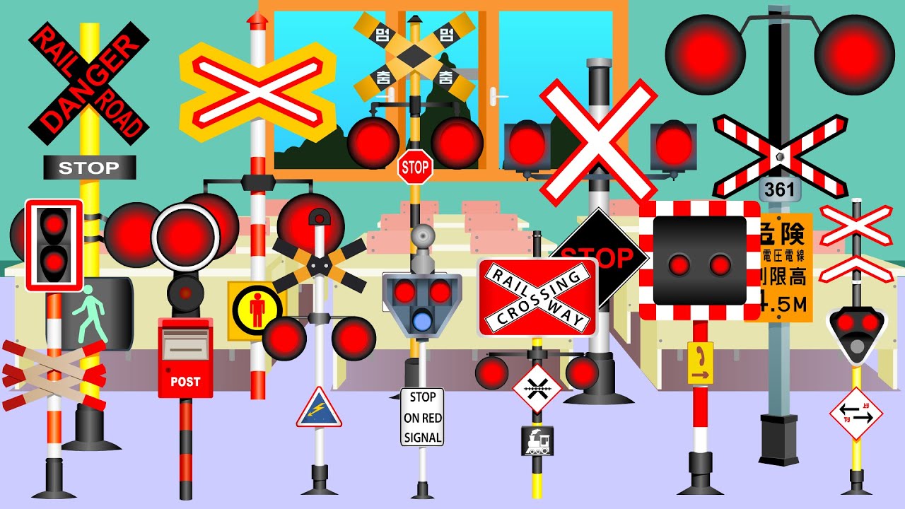 ようこそ！ふみきりカンカン学校へ 踏切アニメ  Railroad Crossing School Animation