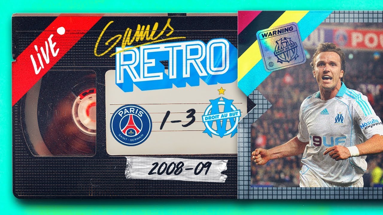 PSG 1-3 OM l Le match complet  2008-2009 🔥