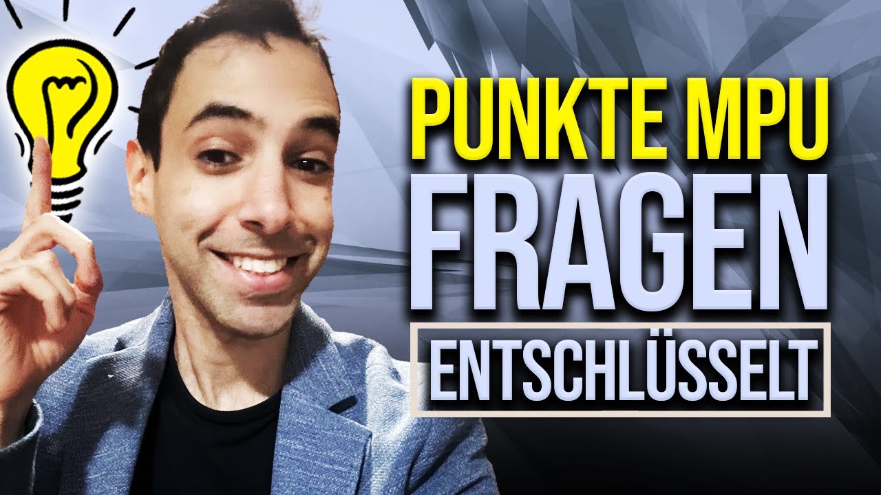 8 Punkte in Flensburg I Alle MPU Fragen & Antworten erklärt!