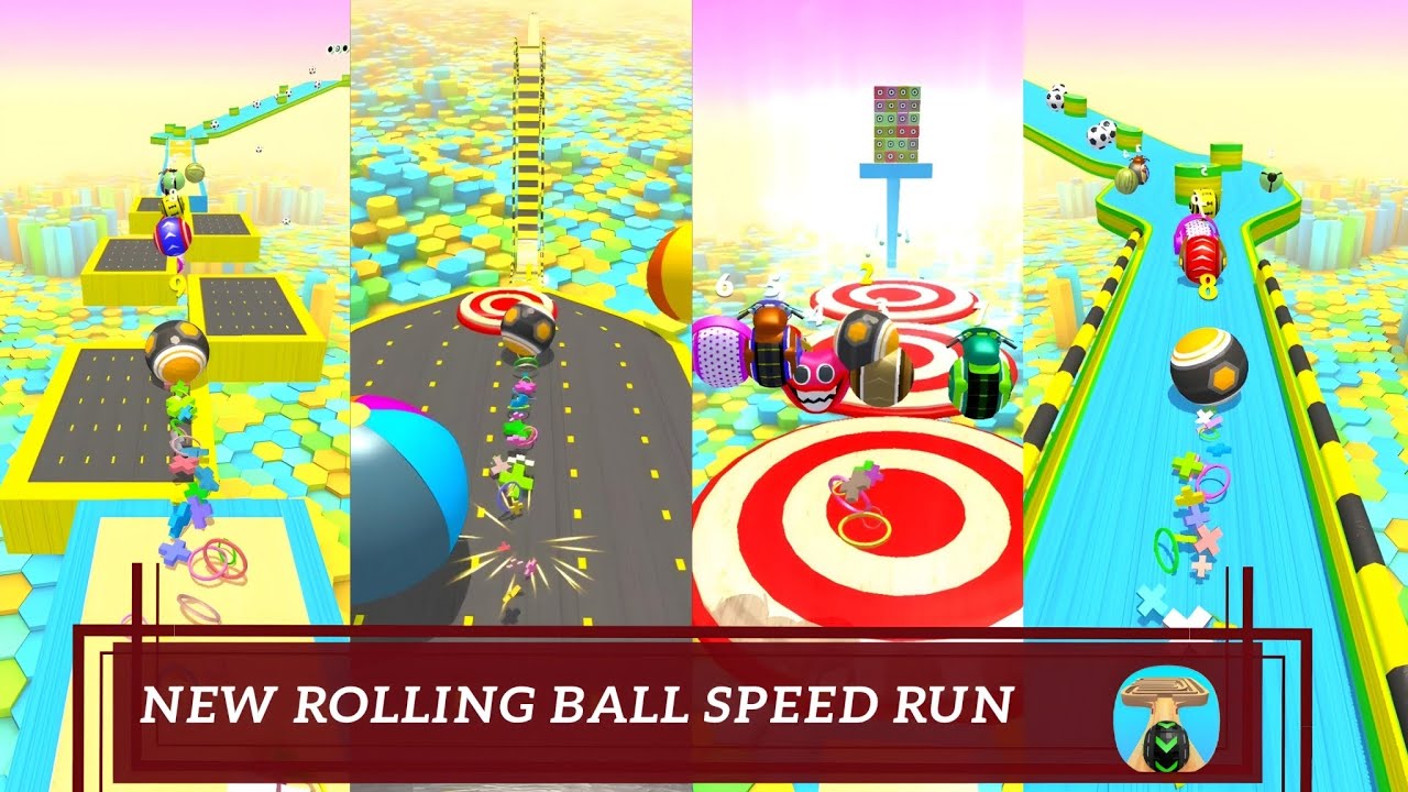 📛Can NORMAL Speed Beat REVERSE in Rolling Ball Sky Escape?  #ball #goingballs