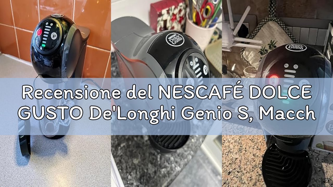 Recensione del NESCAFÉ DOLCE GUSTO De'Longhi Genio S, Macchina per Caffè Espresso e Altre bevande i