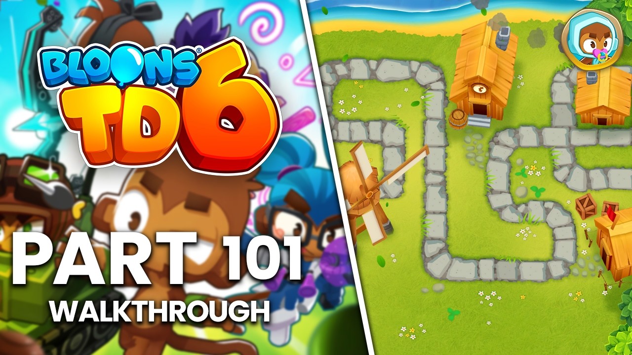 Bloons TD 6 - Part 101 | Town Center Easy Standard (No Commentary Walkthrough)