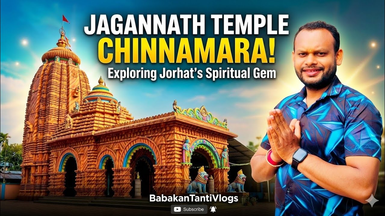 Jagannath Temple 🛕 Chinnamara, Jorhat, Assam. Best places to visit in Jorhat #jagannathtemple #vlog