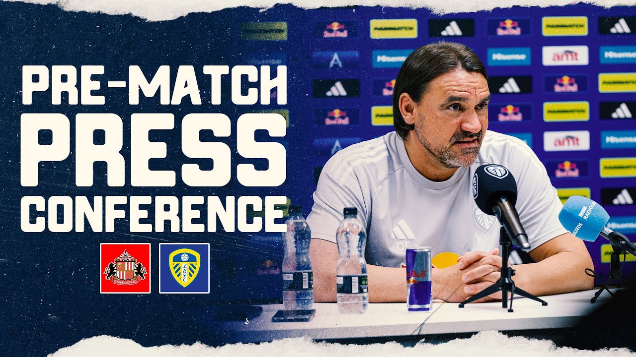 Daniel Farke press conference | Sunderland v Leeds United | Premier League