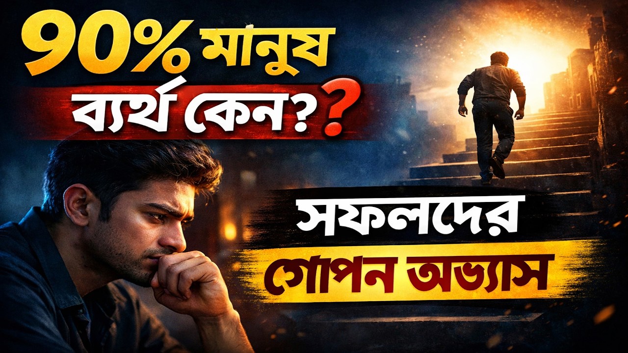 ৯০% মানুষ ব্যর্থ কেন? সফলদের গোপন অভ্যাস