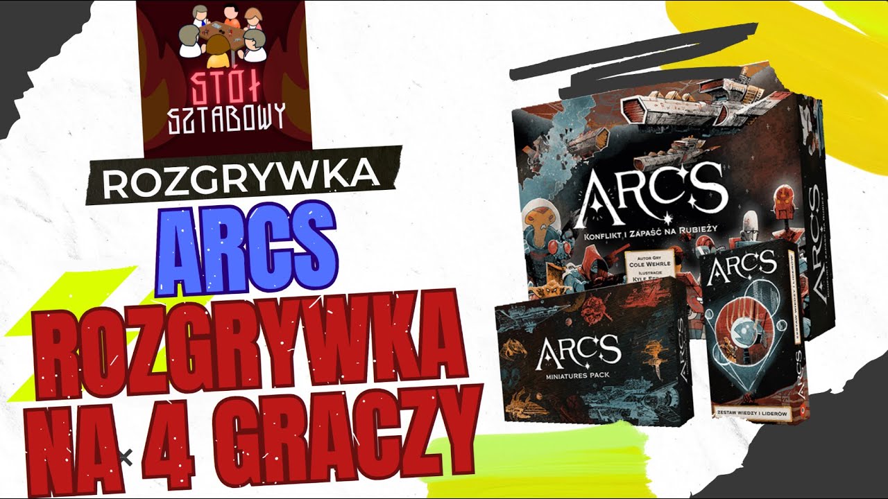 Arcs | Przykładowa Rozgrywka na 4 graczy