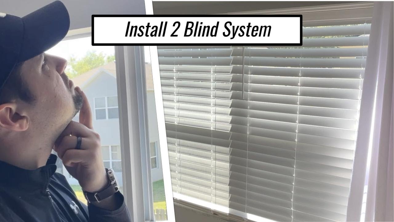 Install Two Blinds Instead of One? - Step by Step w/ Levolor Trim + Go Faux Wood Inside Mount Blinds