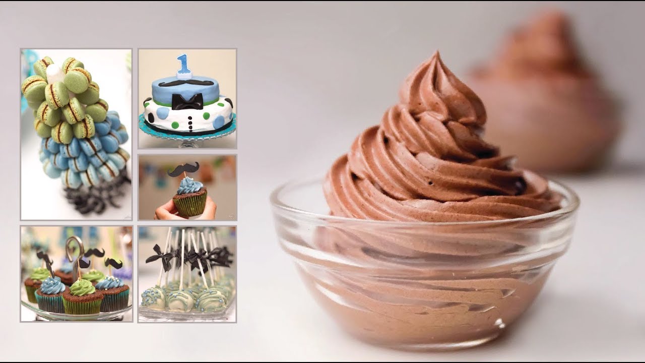 كريمة الزبدة بالشوكولاته وصور من |عيد ميلاد ابني| .. حلقة 103  Chokladfrosting
