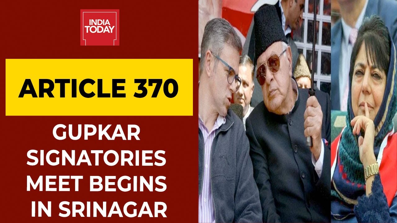 Key Meeting Of Gupkar Signatories Begin In Srinagar, 6 Political Parties Present | Article 370