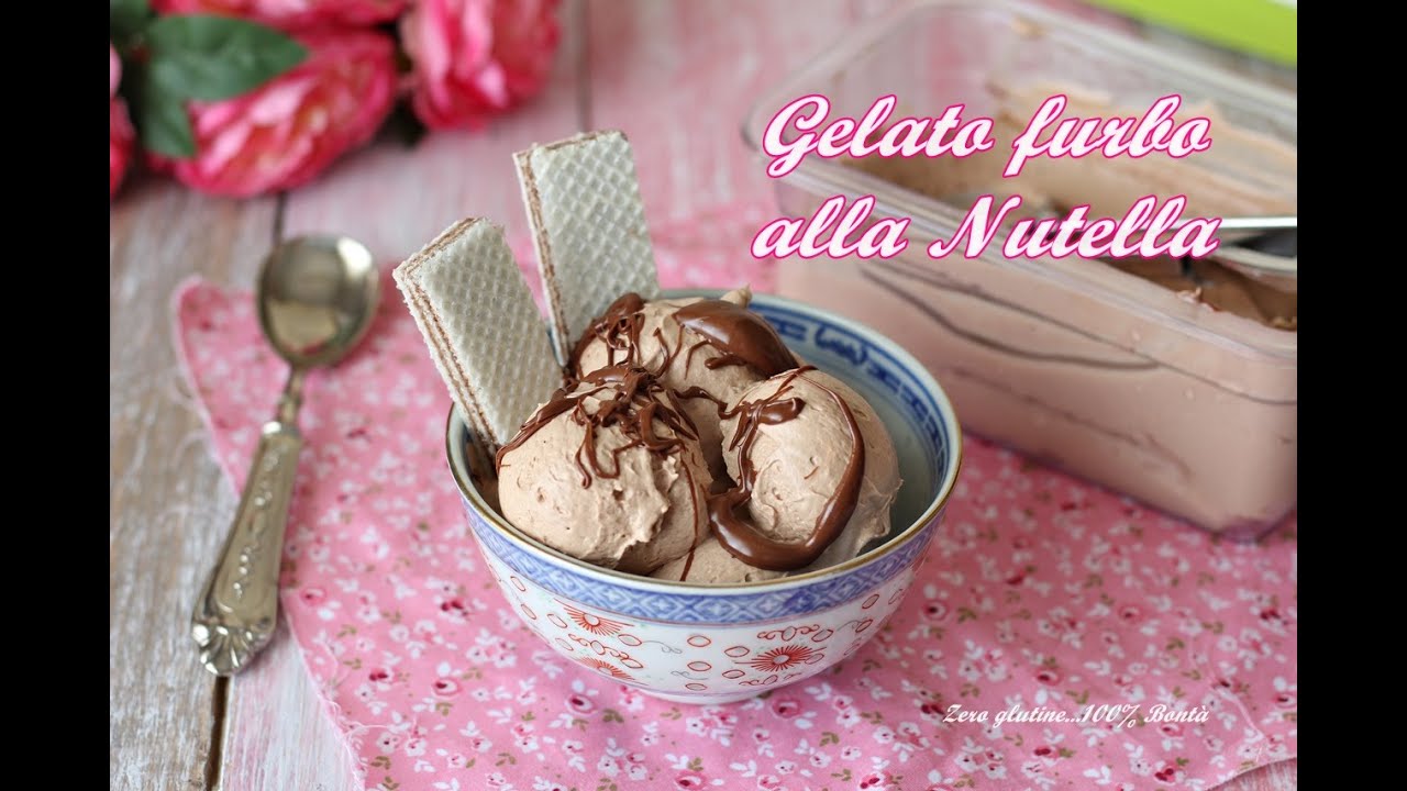 Ricetta furba da provare subito 🍨 Gelato cremoso alla Nutella senza gelatiera