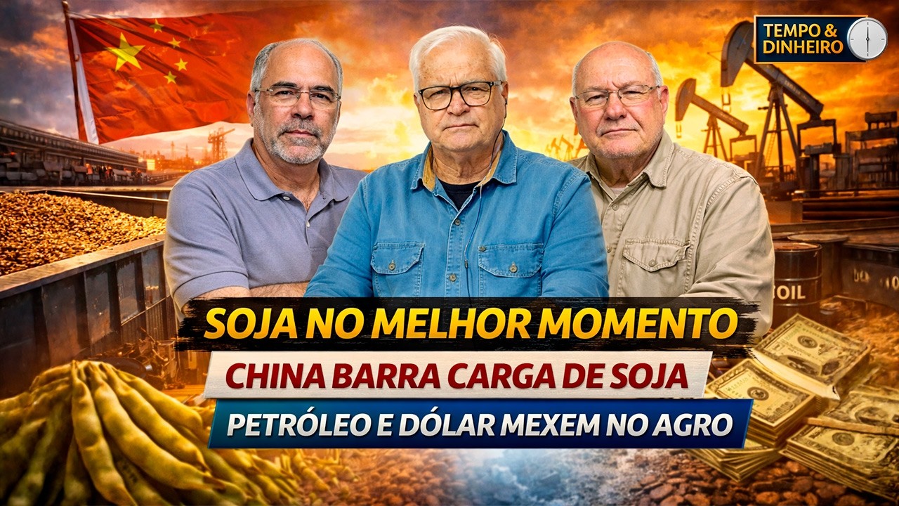 Soja e café sobem com dólar e petróleo. China barra carga de soja. Chuvas intensas e perigosas