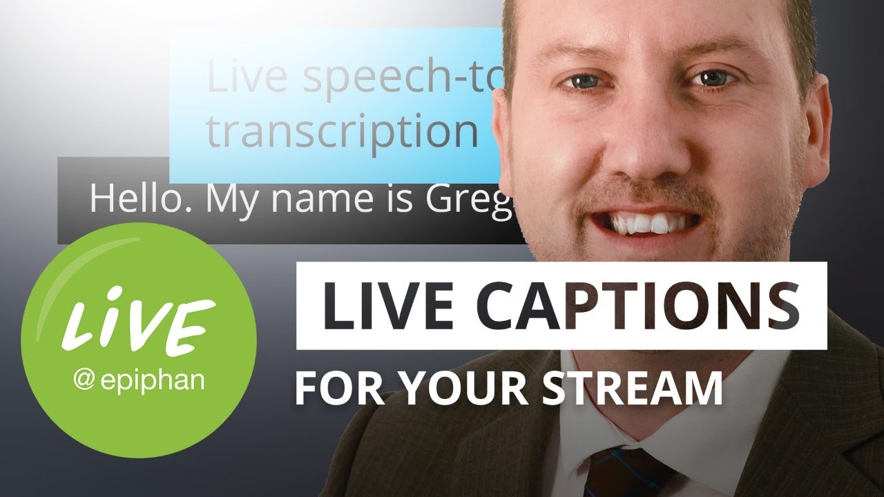 How to add live captions to your stream