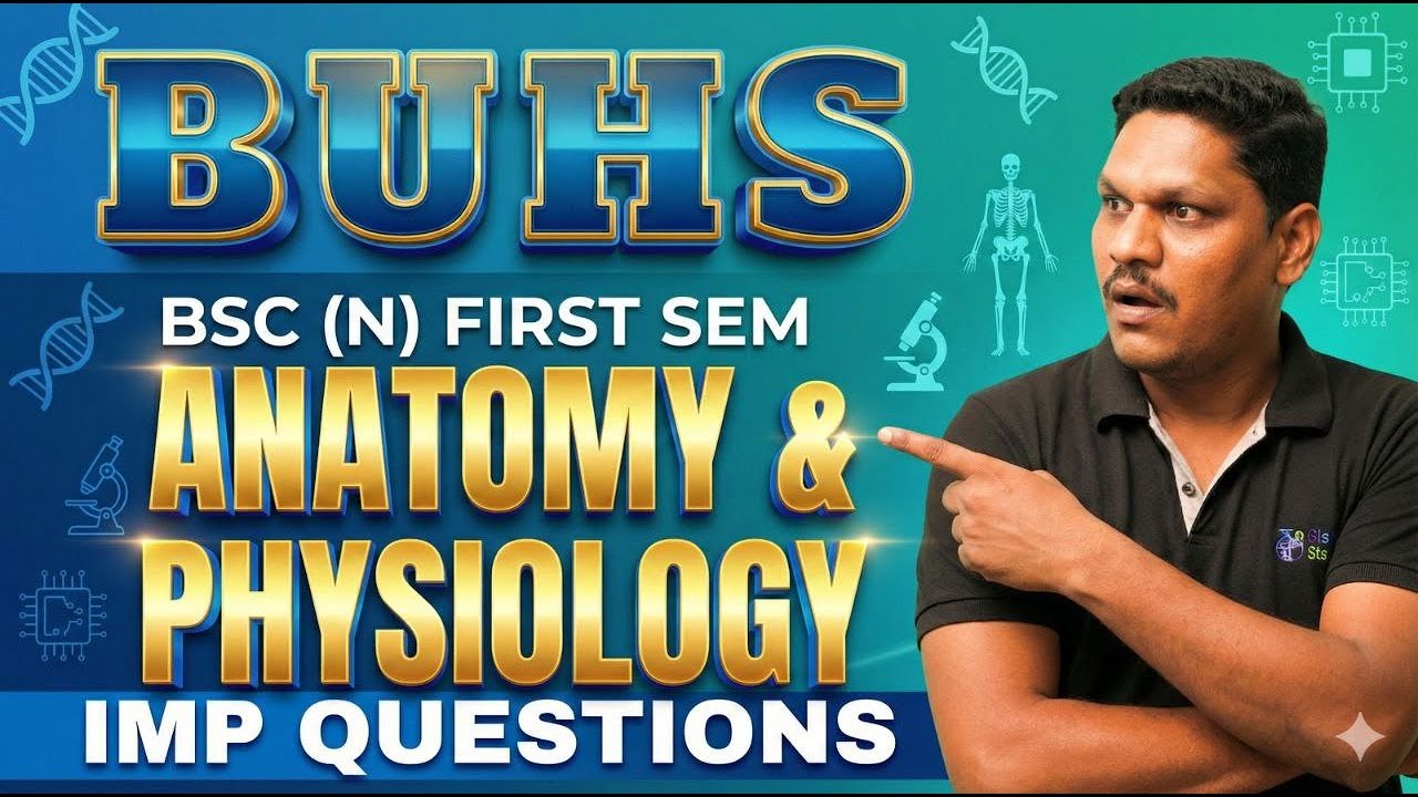 Bihar University of Health Sciences (BUHS) B.Sc Nursing 1st Sem Anatomy & Physiology