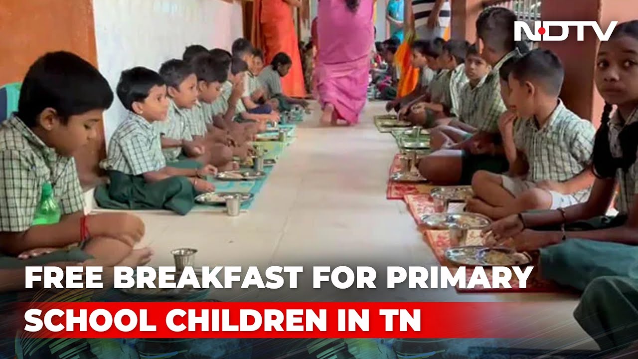 Free Breakfast For 1.14 Lakh Children At Tamil Nadu Primary Schools