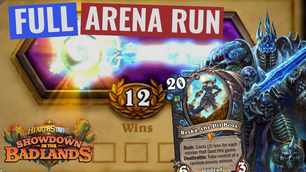 FIRST 12-0 OF THE EXPANSION!! - Hearthstone Arena Showdown in the Badlands
