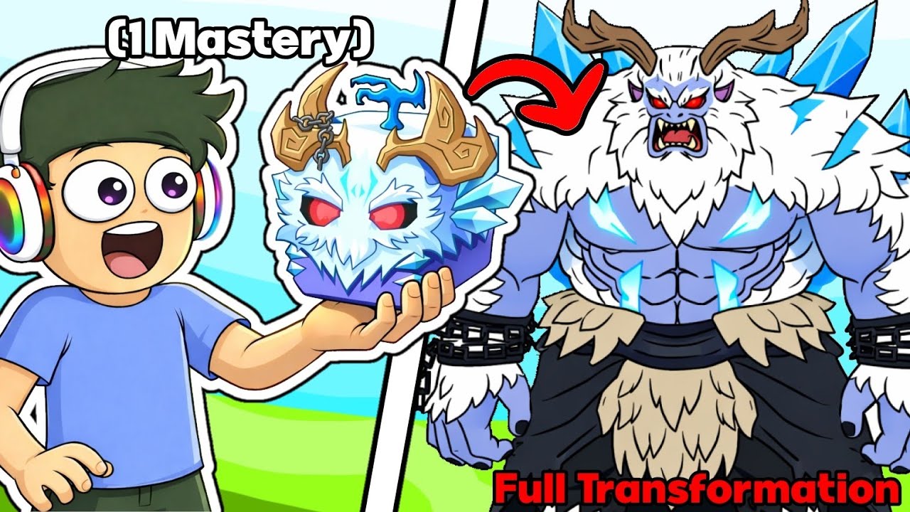 FINALLY I MASTERED YETI FRUIT IN BLOX FRUITS ROBLOX!