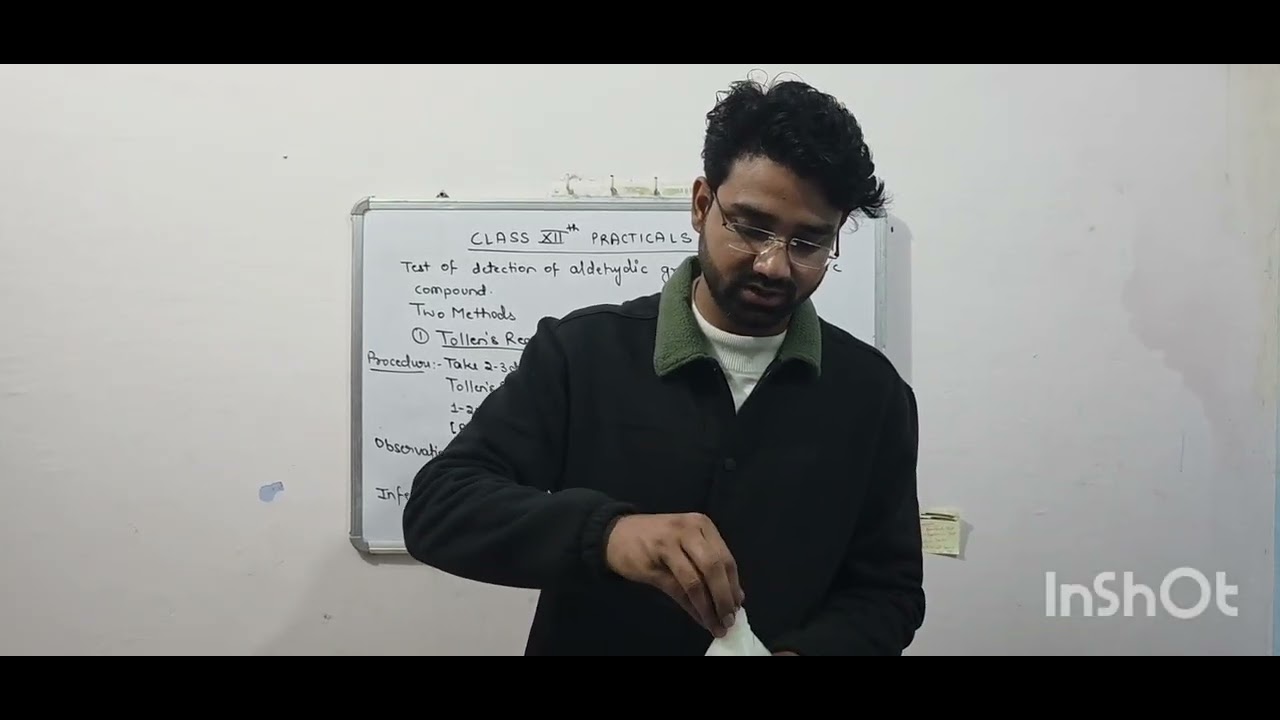Aldehyde Group Test - Tollen's Test and Fehling Test || Class XIIth Organic Chemistry #chemistry