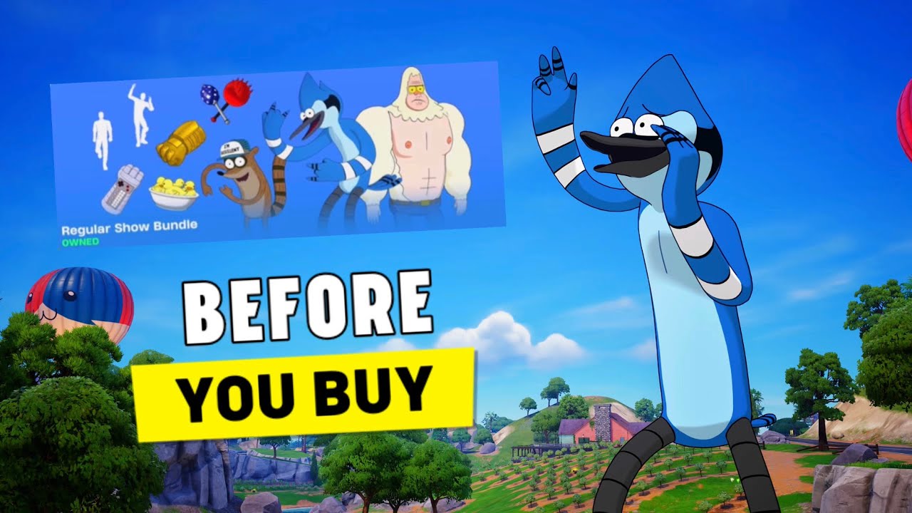 Геймплей комплекта REGULAR SHOW | REGULAR SHOW x FORTNITE (Перед покупкой)