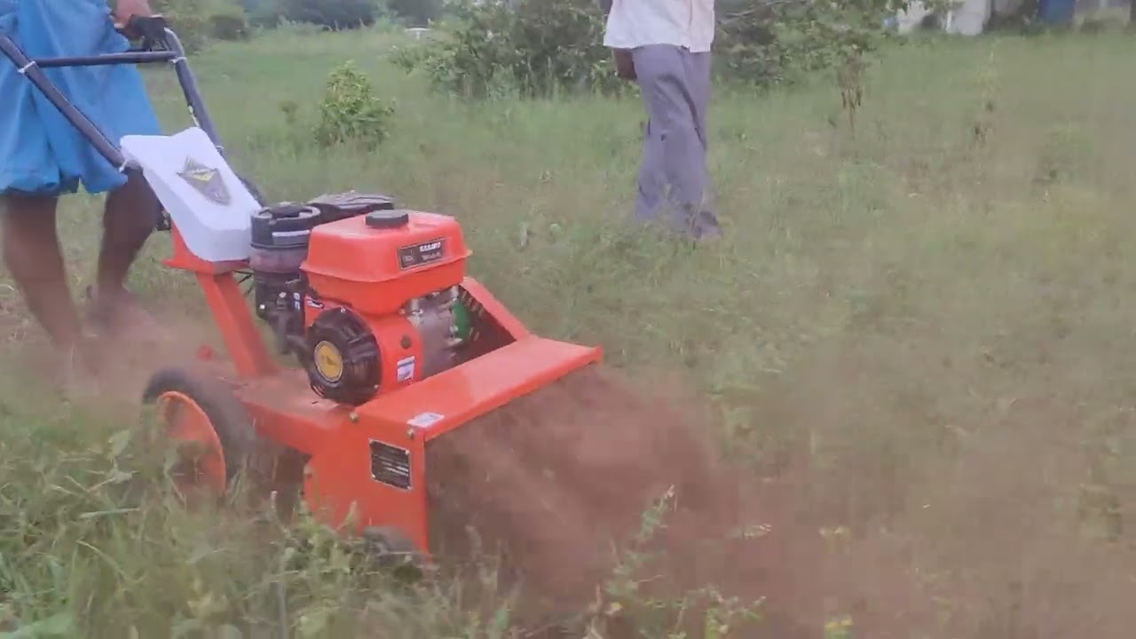 # High speed power weeder test drive